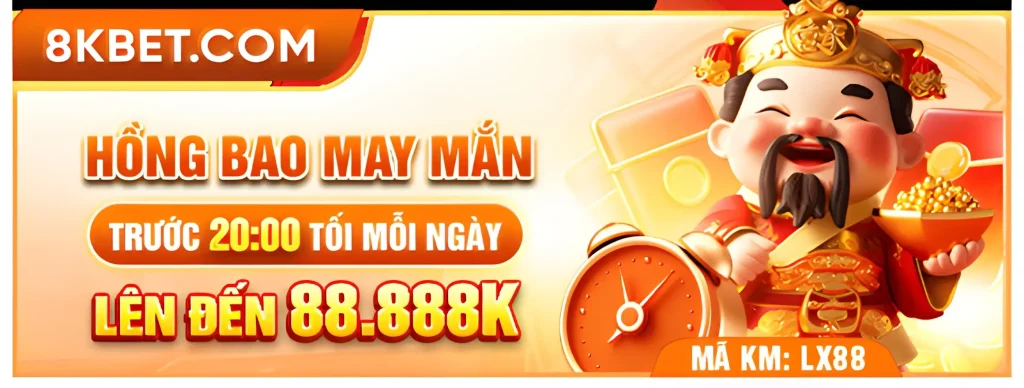 Nhận hồng bao mỗi ngày lên tới 88.888k